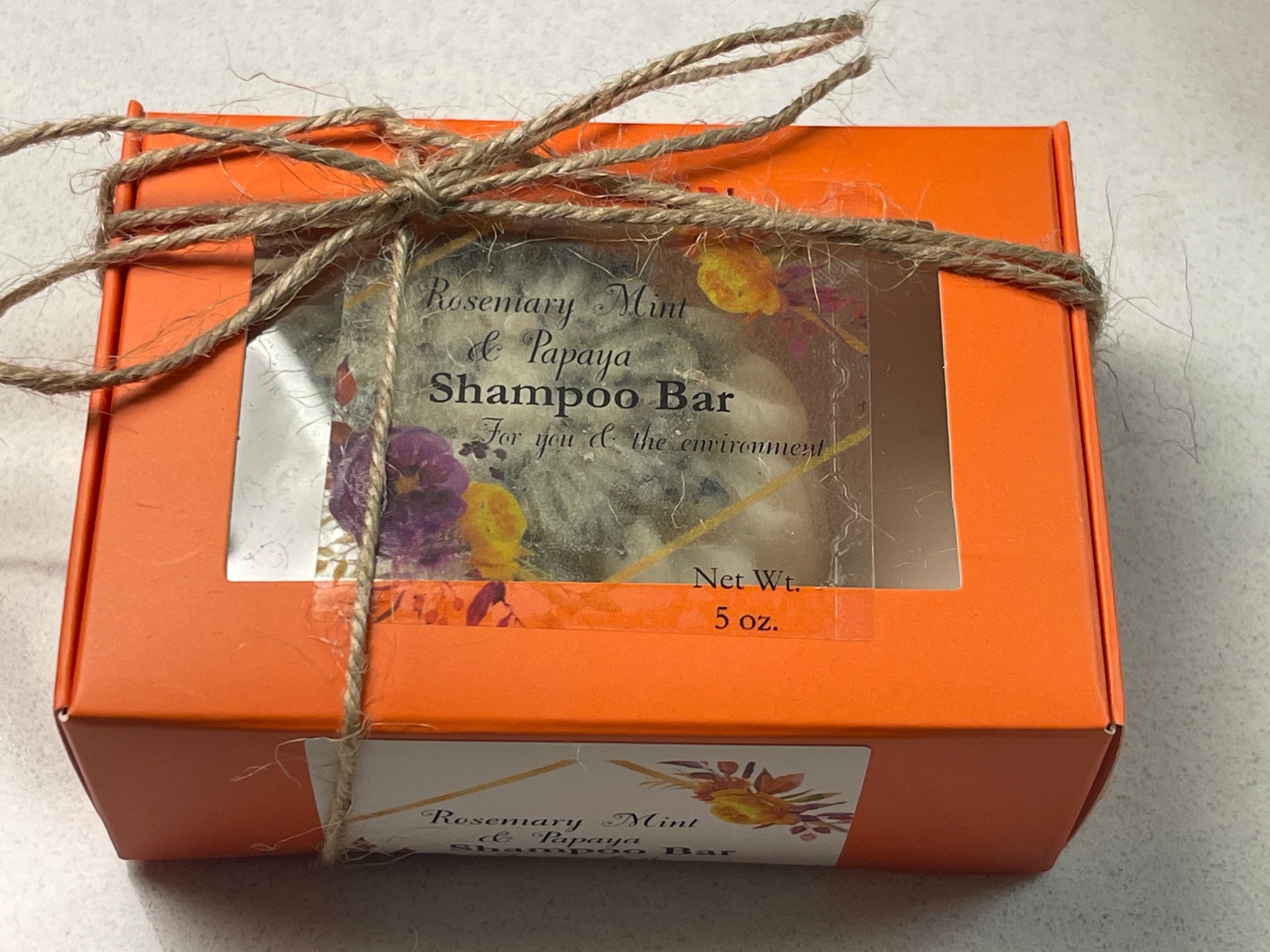Rosemary Mint & Papaya Shampoo Bar | Nature's Syrup Beauty